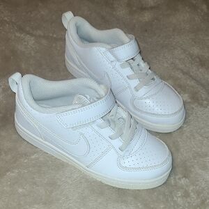 Nike Kids All-White Sneakers